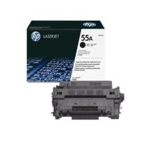 HP 55A Black Original LaserJet Toner Cartridge, CE255A