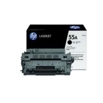 HP 55A Black Original LaserJet Toner Cartridge, CE255A